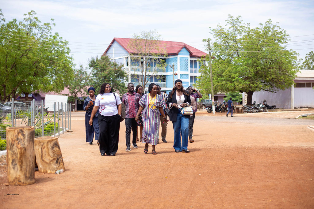 Impala Foundation volunteers at a community health camp in Northern Ghana